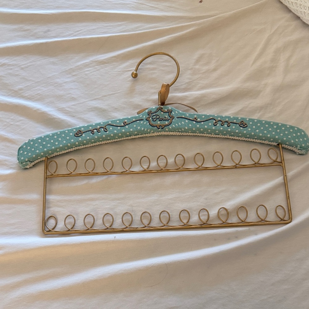 Elegant Paris Blue Polka Dot Hanger